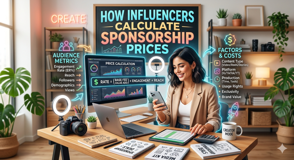 How Influencers Calculate Sponsorship Prices