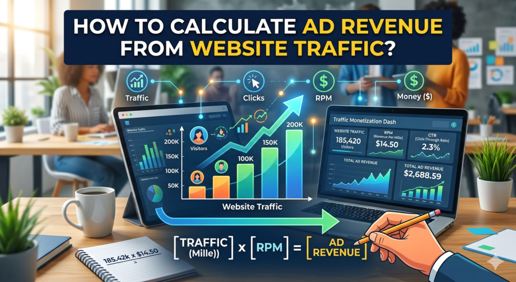How to Calculate Ad Revenue from Website Traffic?