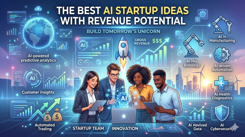 The Best AI Startup Ideas with Revenue Potential